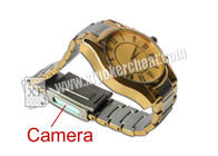 막대기 - 손에 있는 부지깽이를 표시하는 부호를 검사하는 황금 부지깽이 해석기 시계 사진기