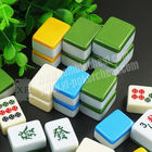 보이지 않는 노름 부속품은 중국어 Mahjong를 접촉 Lense를 위한 136 조각 표시했습니다