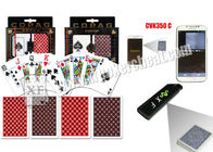 PVC 54 장 바코드 Andar Bahar 게임을 위한 표시되어 있는 갑판 카드 묘기