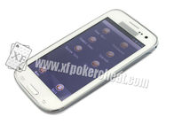 백색 Samsung S4 이동 전화 부지깽이 속임수 장치에 의하여 표를 하는 트럼프패 해석기