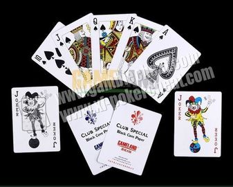 GAMELAND 정밀도 렌즈와 부지깽이 독자를 위한 서류상 보이지 않는 잉크 표를 한 트럼프패