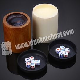 ISO9001 관점 다이스 컵 / 도박 액세서리 카지노 마법 다이스 4h 배터리