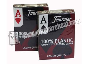 보이지 않는 잉크를 가진 노름 스페인 빨강/파란 Fournier 트럼프패
